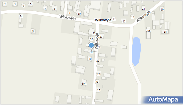 Wilkowyja, Wilkowyja, 31, mapa Wilkowyja