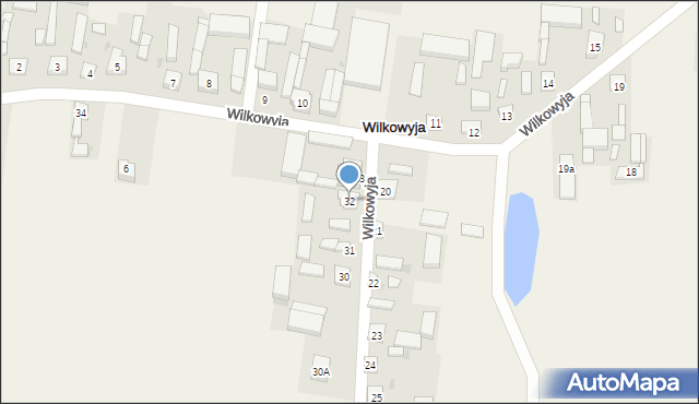 Wilkowyja, Wilkowyja, 32, mapa Wilkowyja