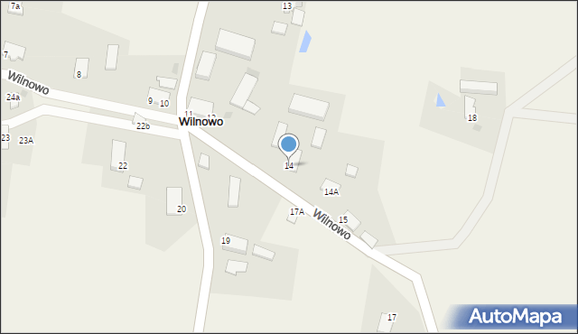 Wilnowo, Wilnowo, 14, mapa Wilnowo