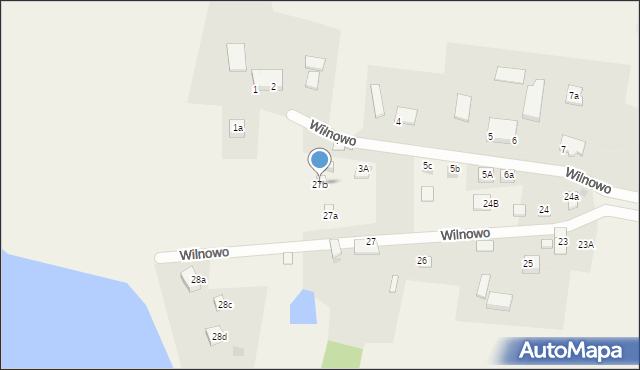 Wilnowo, Wilnowo, 27b, mapa Wilnowo