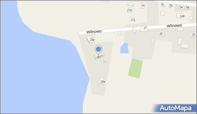 Wilnowo, Wilnowo, 28d, mapa Wilnowo