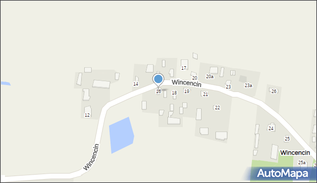 Wincencin, Wincencin, 16, mapa Wincencin