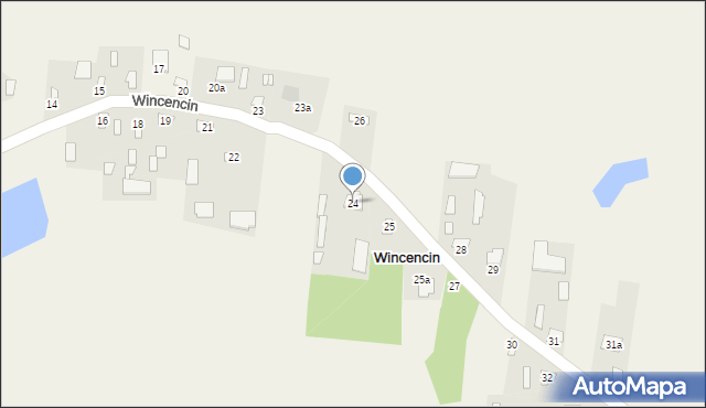 Wincencin, Wincencin, 24, mapa Wincencin