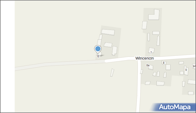 Wincencin, Wincencin, 6, mapa Wincencin