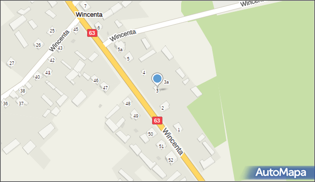 Wincenta, Wincenta, 3, mapa Wincenta