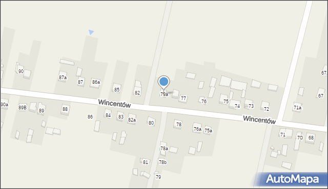 Wincentów, Wincentów, 79a, mapa Wincentów