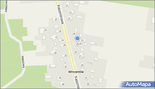 Wincentów, Wincentów, 10, mapa Wincentów