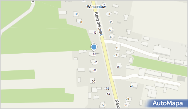 Wincentów, Wincentów, 16a, mapa Wincentów