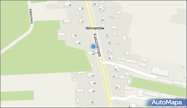 Wincentów, Wincentów, 17, mapa Wincentów