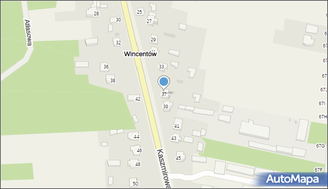 Wincentów, Wincentów, 18, mapa Wincentów