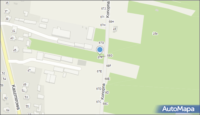 Wincentów, Wincentów, 67F, mapa Wincentów