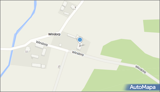 Windorp, Windorp, 10, mapa Windorp