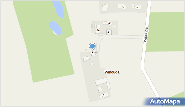 Winduga, Winduga, 5, mapa Winduga