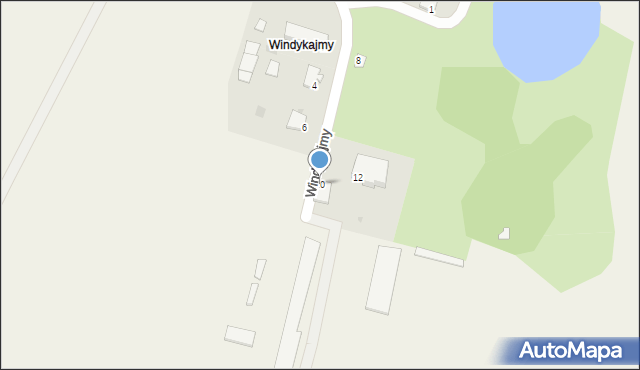 Windykajmy, Windykajmy, 10, mapa Windykajmy