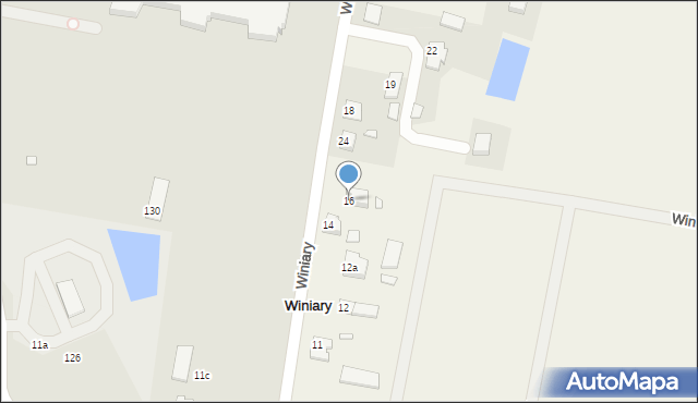 Winiary, Winiary, 16, mapa Winiary