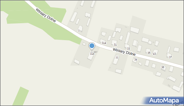 Winiary Dolne, Winiary Dolne, 31b, mapa Winiary Dolne