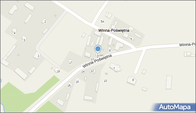 Winna-Poświętna, Winna-Poświętna, 11, mapa Winna-Poświętna