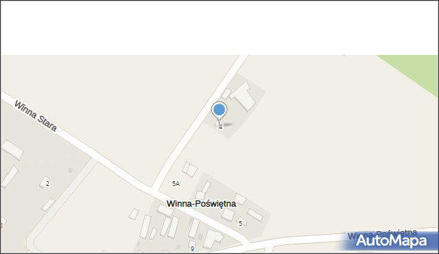 Winna-Poświętna, Winna-Poświętna, 4, mapa Winna-Poświętna