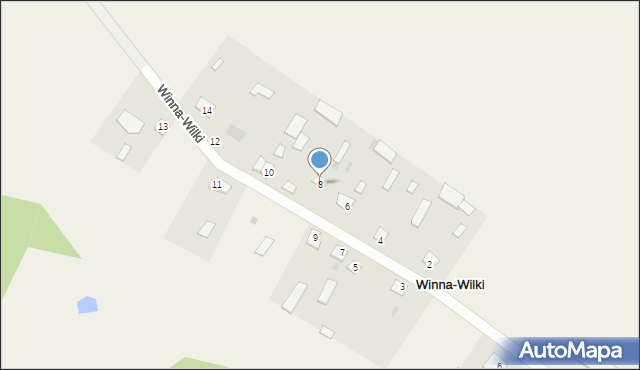Winna-Wilki, Winna-Wilki, 8, mapa Winna-Wilki