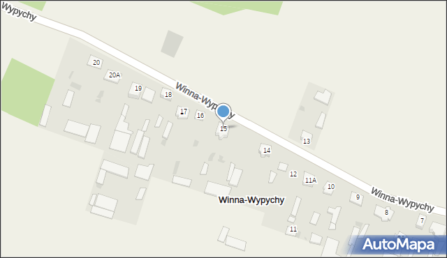 Winna-Wypychy, Winna-Wypychy, 15, mapa Winna-Wypychy