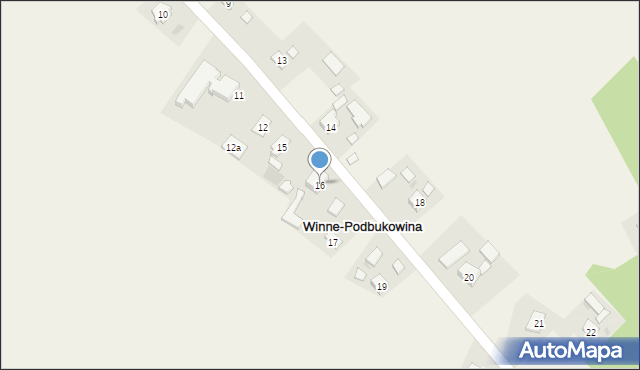 Winne-Podbukowina, Winne-Podbukowina, 16, mapa Winne-Podbukowina