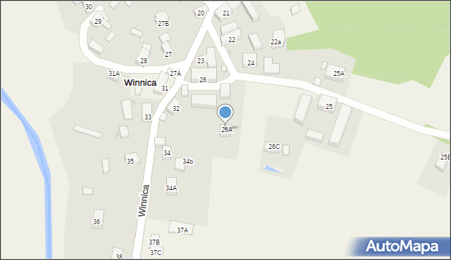 Winnica, Winnica, 26A, mapa Winnica