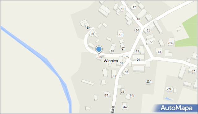 Winnica, Winnica, 31A, mapa Winnica