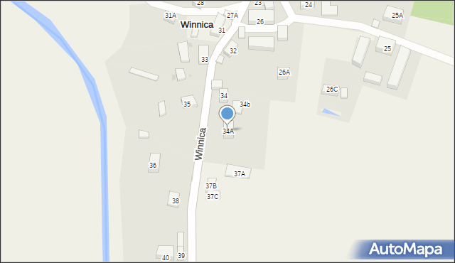 Winnica, Winnica, 34A, mapa Winnica