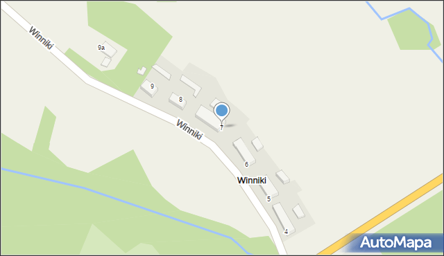 Winniki, Winniki, 7, mapa Winniki