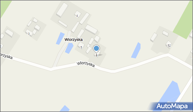 Wiorzyska, Wiorzyska, 6, mapa Wiorzyska