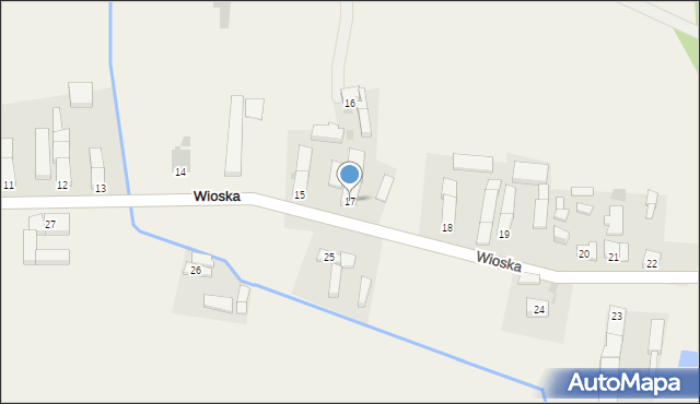 Wioska, Wioska, 17, mapa Wioska