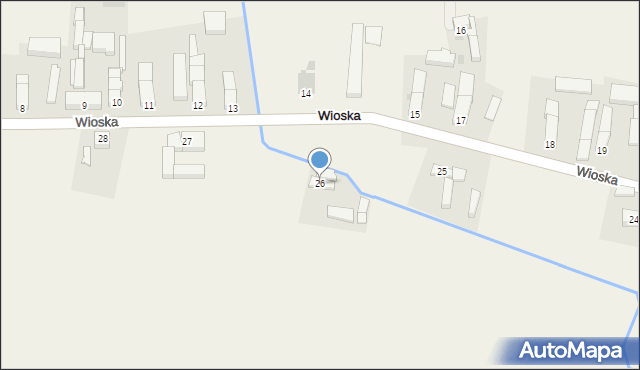 Wioska, Wioska, 26, mapa Wioska