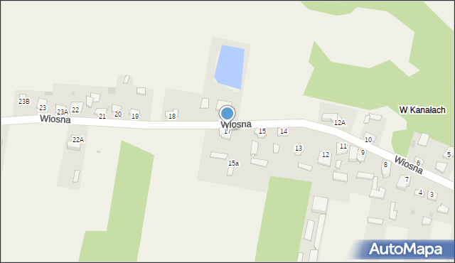 Wiosna, Wiosna, 17, mapa Wiosna