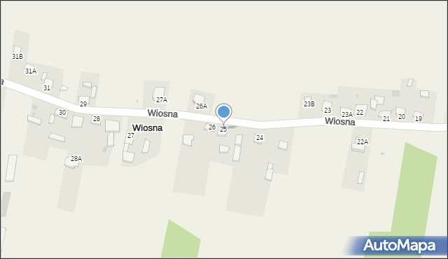 Wiosna, Wiosna, 25, mapa Wiosna