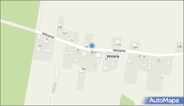 Wiosna, Wiosna, 28, mapa Wiosna