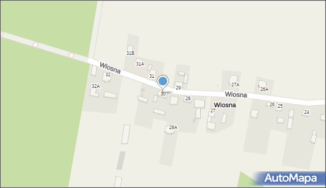 Wiosna, Wiosna, 30, mapa Wiosna