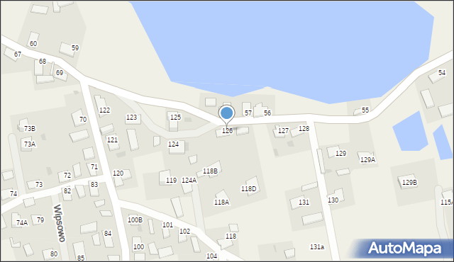 Wipsowo, Wipsowo, 126, mapa Wipsowo