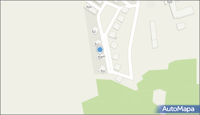 Wipsowo, Wipsowo, 51K, mapa Wipsowo
