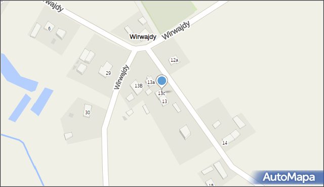 Wirwajdy, Wirwajdy, 13c, mapa Wirwajdy