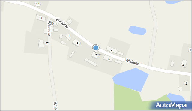 Wiskitno, Wiskitno, 7, mapa Wiskitno