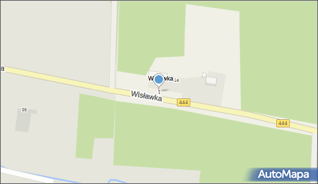 Wisławka, Wisławka, 1, mapa Wisławka