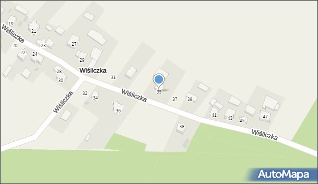 Wiśliczka, Wiśliczka, 35, mapa Wiśliczka