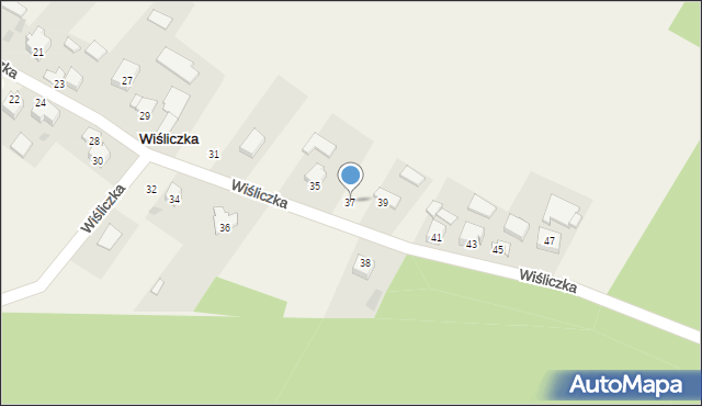 Wiśliczka, Wiśliczka, 37, mapa Wiśliczka