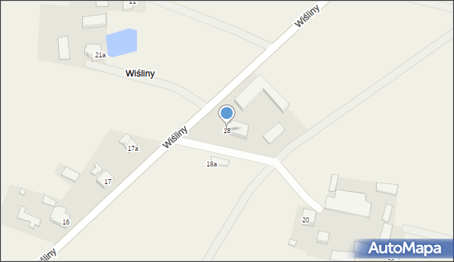 Wiśliny, Wiśliny, 18, mapa Wiśliny