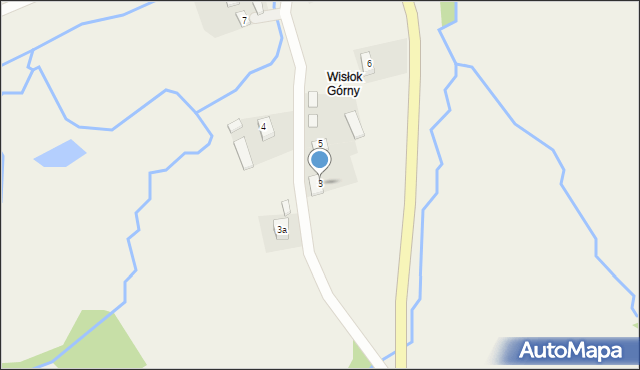 Wisłok Wielki, Wisłok Wielki, 3, mapa Wisłok Wielki