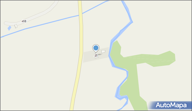 Wisłok Wielki, Wisłok Wielki, 45, mapa Wisłok Wielki