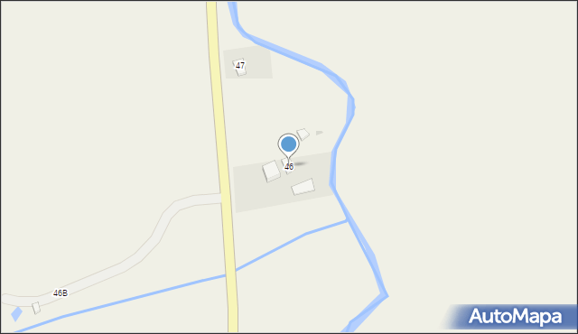Wisłok Wielki, Wisłok Wielki, 46A, mapa Wisłok Wielki