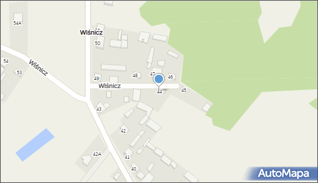 Wiśnicz, Wiśnicz, 44, mapa Wiśnicz