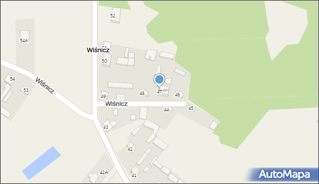 Wiśnicz, Wiśnicz, 47, mapa Wiśnicz