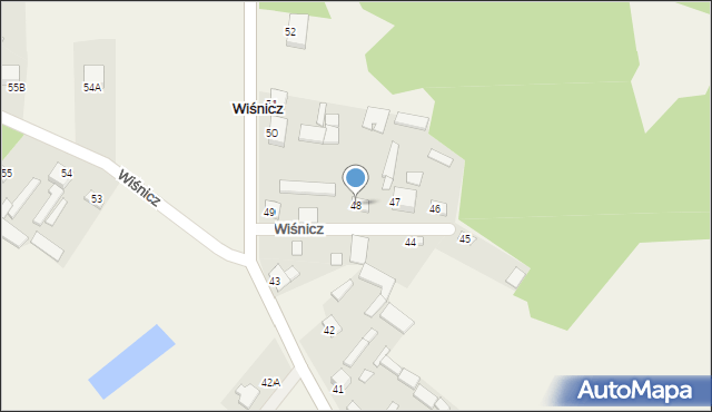 Wiśnicz, Wiśnicz, 48, mapa Wiśnicz